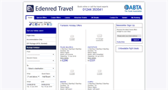 Desktop Screenshot of edenredtravel.co.uk