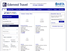 Tablet Screenshot of edenredtravel.co.uk